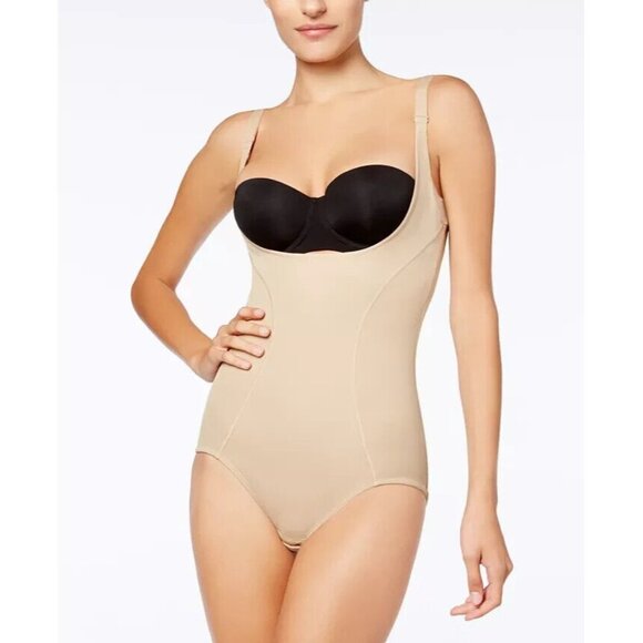 MAIDENFORM Women's Firm Control Ultimate Instant Slimmer Open Bust Bodysuit 2656 - Picture 1 of 8
